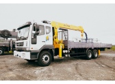 DAEWOO Novus CL8KR 6х4 бортовой с КМУ Soosan SCS746
