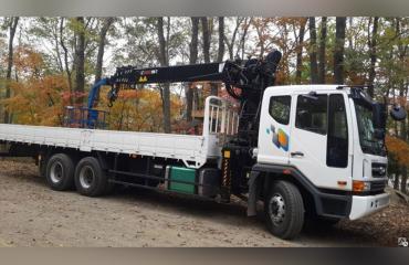 Daewoo NOVUS CL8CF 6х4 бортовой с КМУ HIAB 190TM